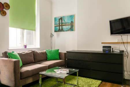Cosy green 1-bedroom apartment